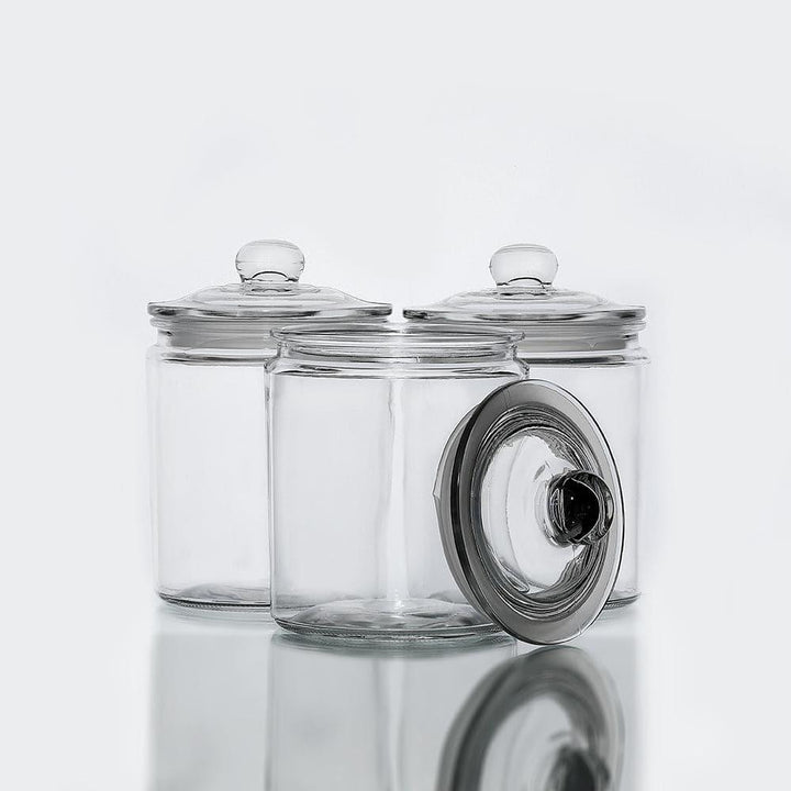 Glass Storage Container 2.0 L, BPA-Free, Non-toxic. Wide opening, Clear