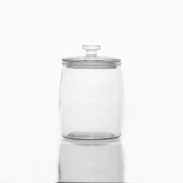 Glass Storage Container 4.0 L, BPA-Free, Non-toxic. Wide opening, Clear