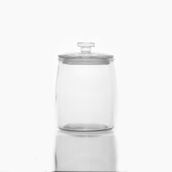 Glass Storage Container 4.0 L, BPA-Free, Non-toxic. Wide opening, Clear