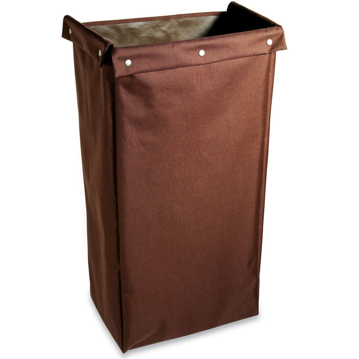 Hospitality 1 Source HCBFO30BR Fold Over 18" x 30" Cart Bag — Brown Case Pack of 6 Pieces