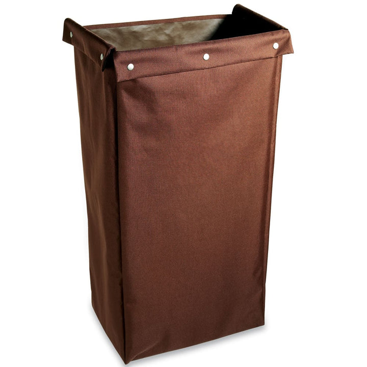 Hospitality 1 Source HCBFO36BR Fold Over 18" x 36" Cart Bag — Brown Case Pack of 6 Pieces