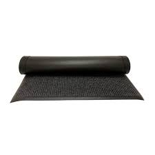 CAC China PMAT-53CH Charcoal Carpet Floor Mat with Vinyl Back, 5 x 3",