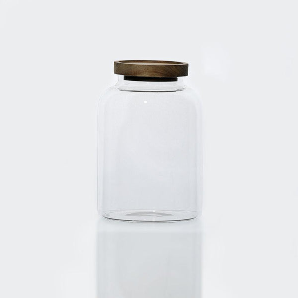 Kitchen Glass Jar 2.0 L, Durable Bamboo Lid airtight seal keeps food fresher for longer