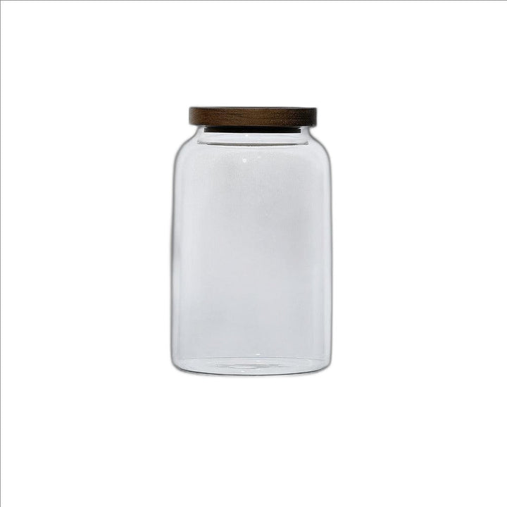 Kitchen Glass Jar 2.5 L, Durable Bamboo Lid airtight seal keeps food fresher for longer