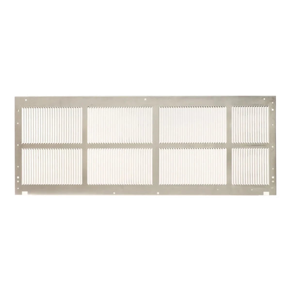 Amana SGK01B 2" Standard Stamped Aluminum Exterior Grille, Mill Finish