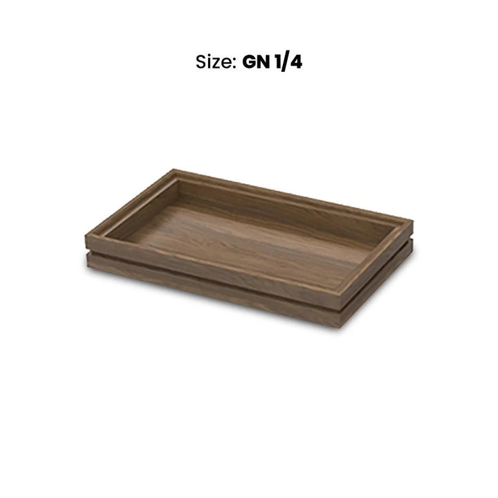 Wundermaxx Display Tray Walnut GN 1/4 H40mm