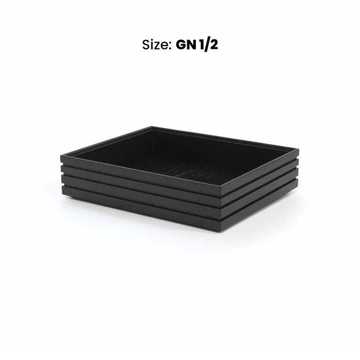 Wundermaxx Display Tray Black GN 1/2 H75mm