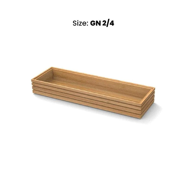 Wundermaxx Tall Oak Display Tray GN 2/4 H75mm