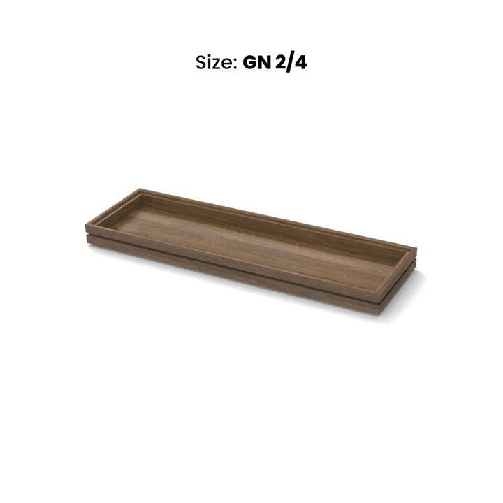 Wundermaxx Display Tray Walnut GN 2/4 H 40mm